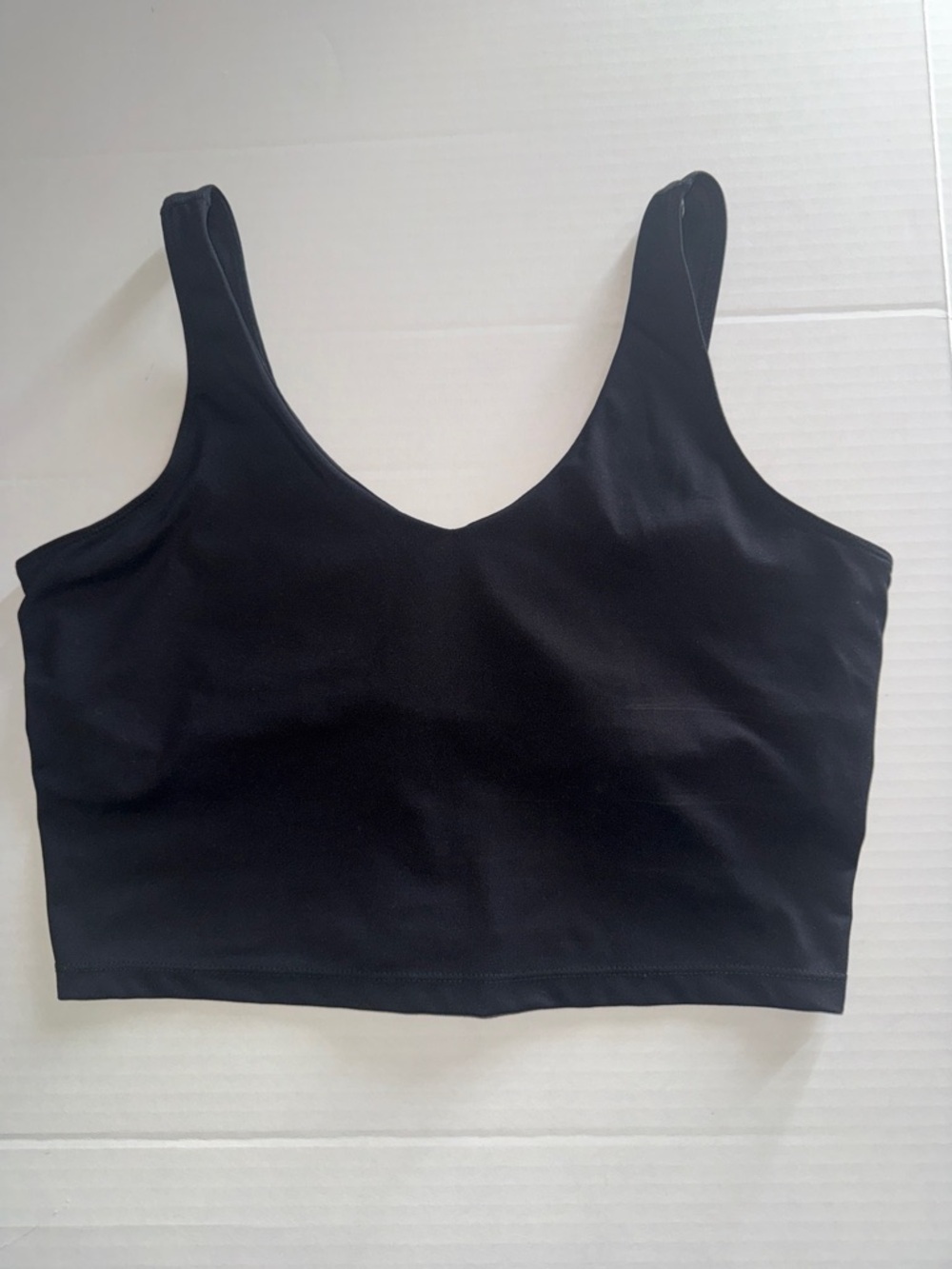Yogalicious Black Crop Tank Top XL